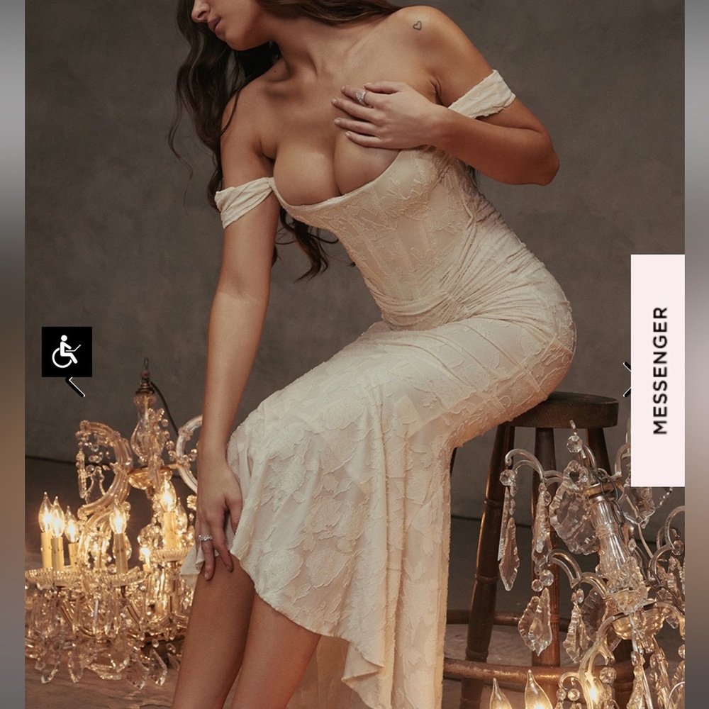 Cesca Vintage Maxi Dress from House of CB